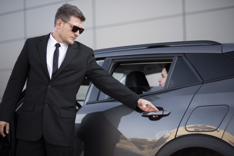 young-male-being-an-uber-driver-for-female-client